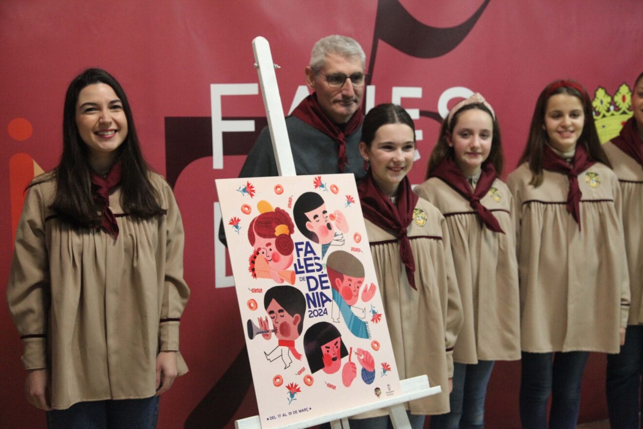 Presentación del cartel de fallas Dénia 2024 y anuncio del pregonero (6)