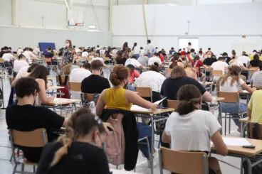 prueba de examen al alumnado de la marina alta archivo