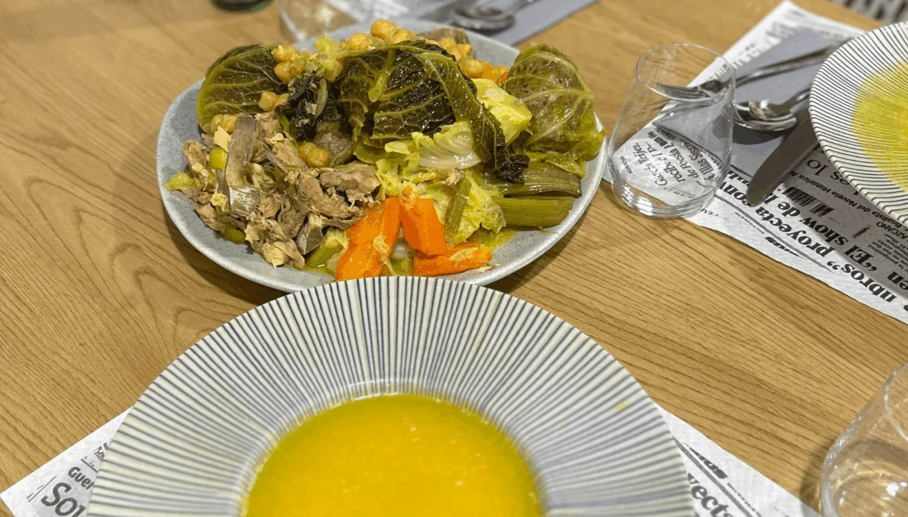 Puchero completo: tradicional en toda la comarca