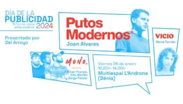 putos modernos mono madrid y vicio se suman en denia para el dia de la publicidad