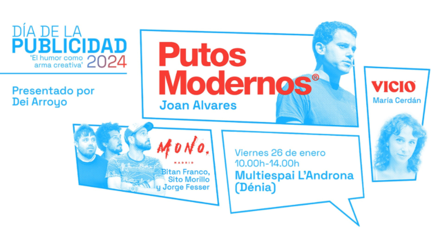 Imagen: Putos Modernos, MONO MADRID y Vicio se suman en Dénia para el día de la publicidad