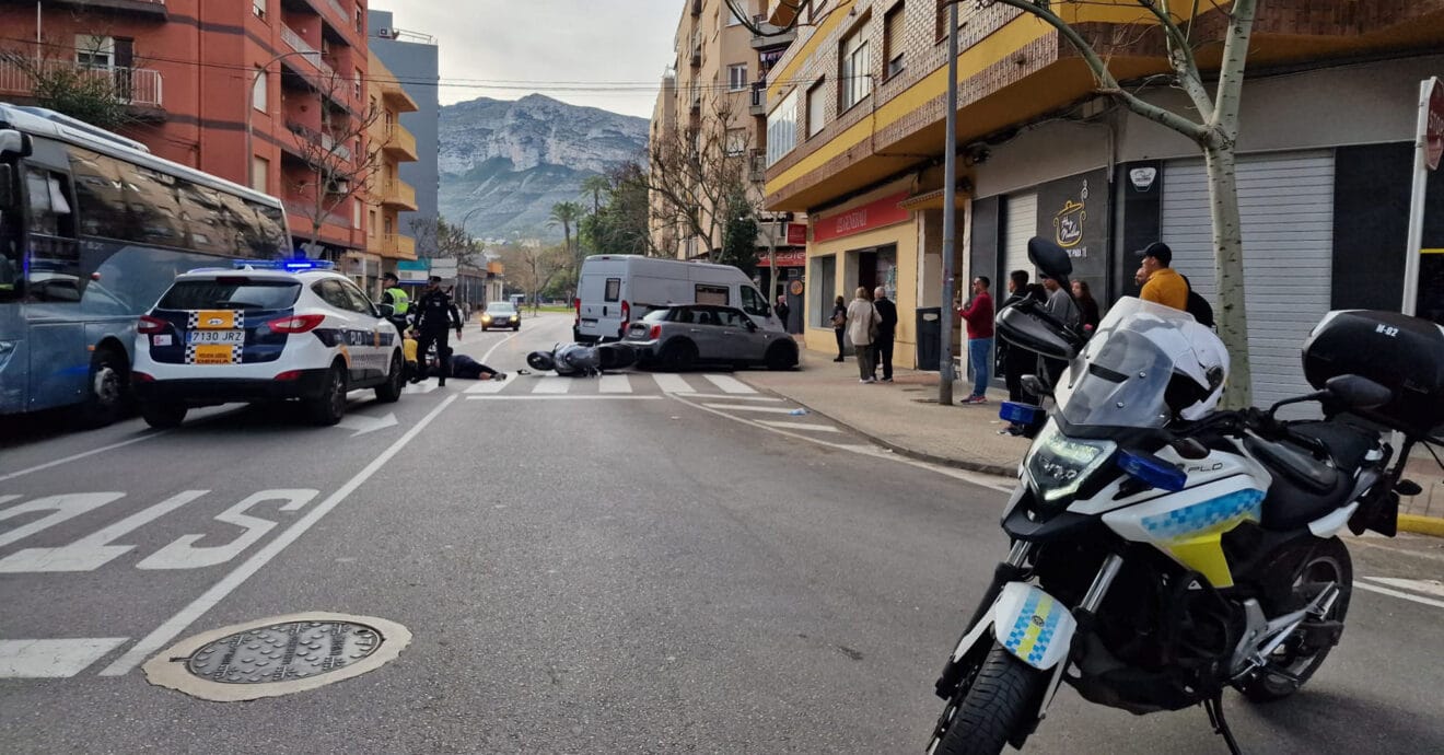 Accidente en la avenida Montgó