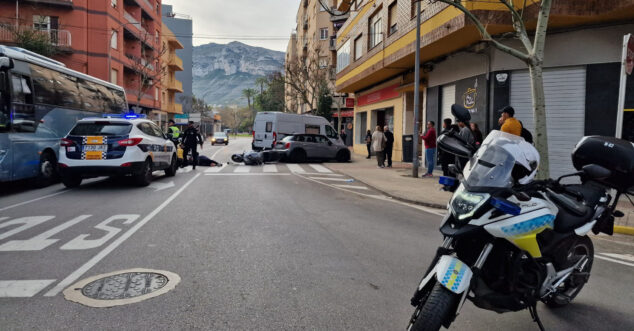 Imagen: Accidente en la avenida Montgó