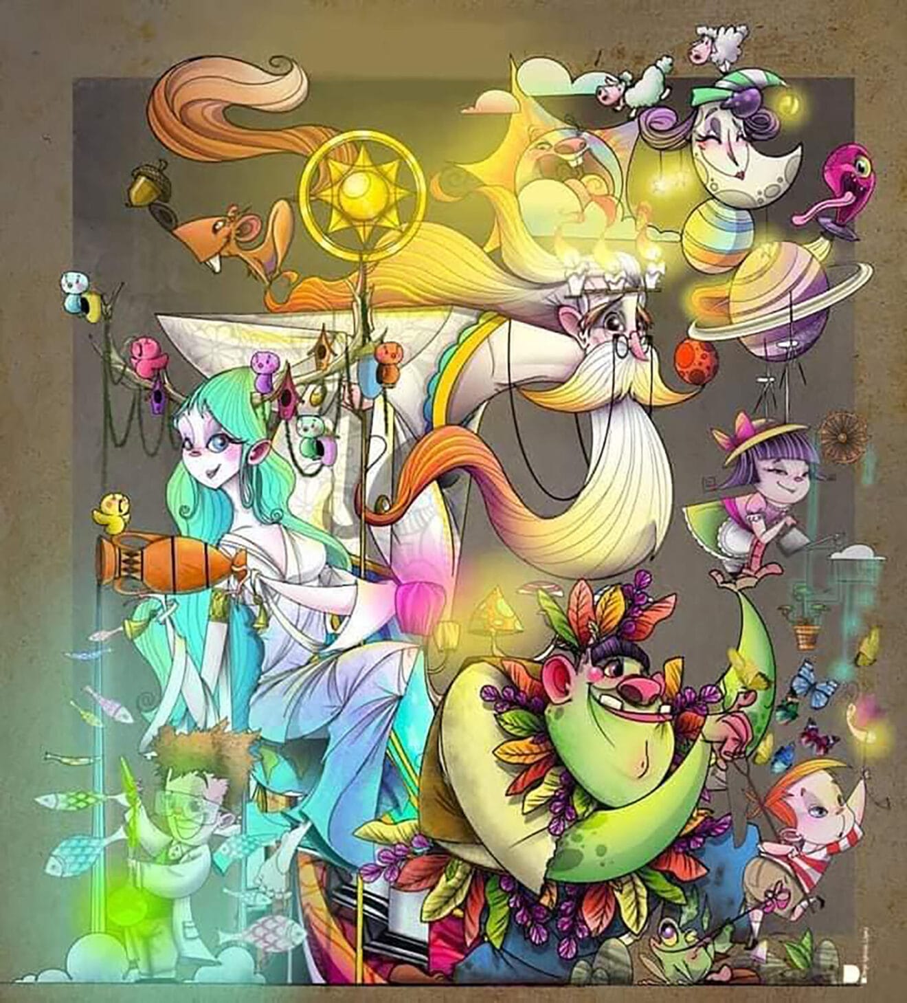Boceto falla infantil Saladar 2024