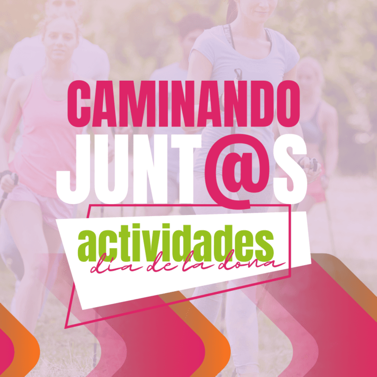 Caminando juntos en el día de la mujer