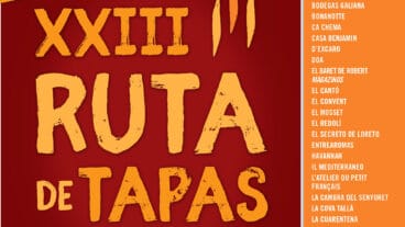 cartel de la 23 o edicion de la ruta de la tapa de denia destacada