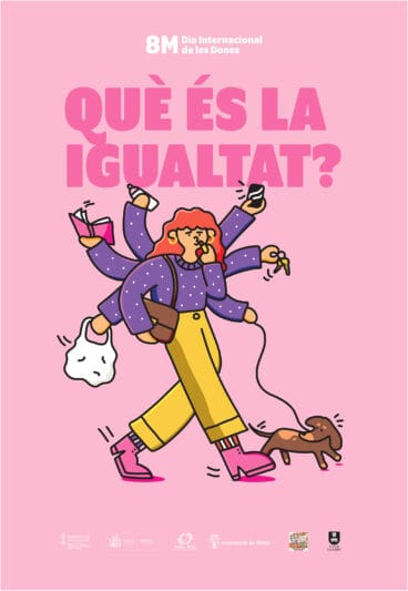 Cartel del Día de la Mujer en Dénia