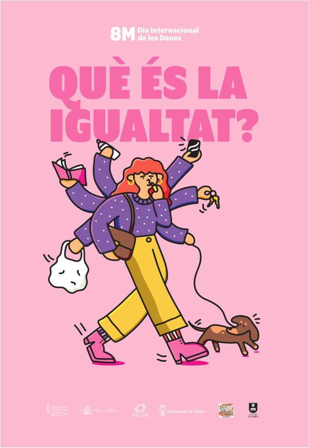Imagen: Cartel del Día de la Mujer en Dénia