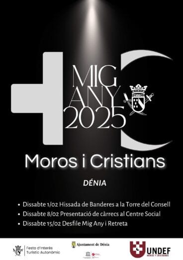 Cartel del Mig Any de Moros y Cristianos de Dénia 2025
