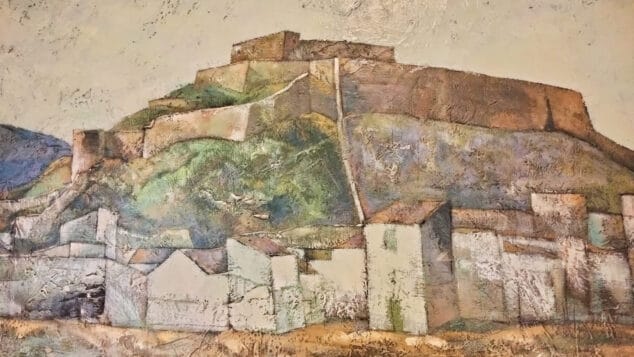 castillo de denia pintado por antonio mahiques lattur destacada