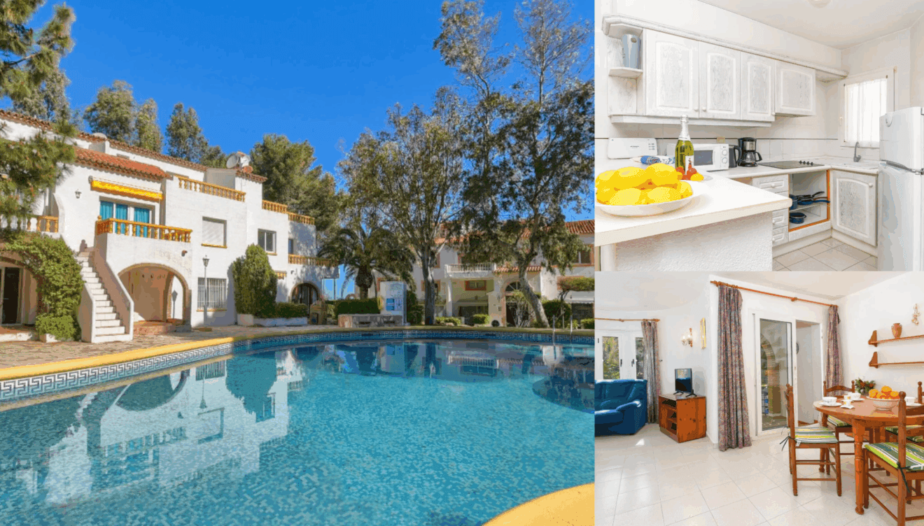 Descubre la costa de Dénia con este cálido apartamento y sus grandes zonas de exterior ideal para familias