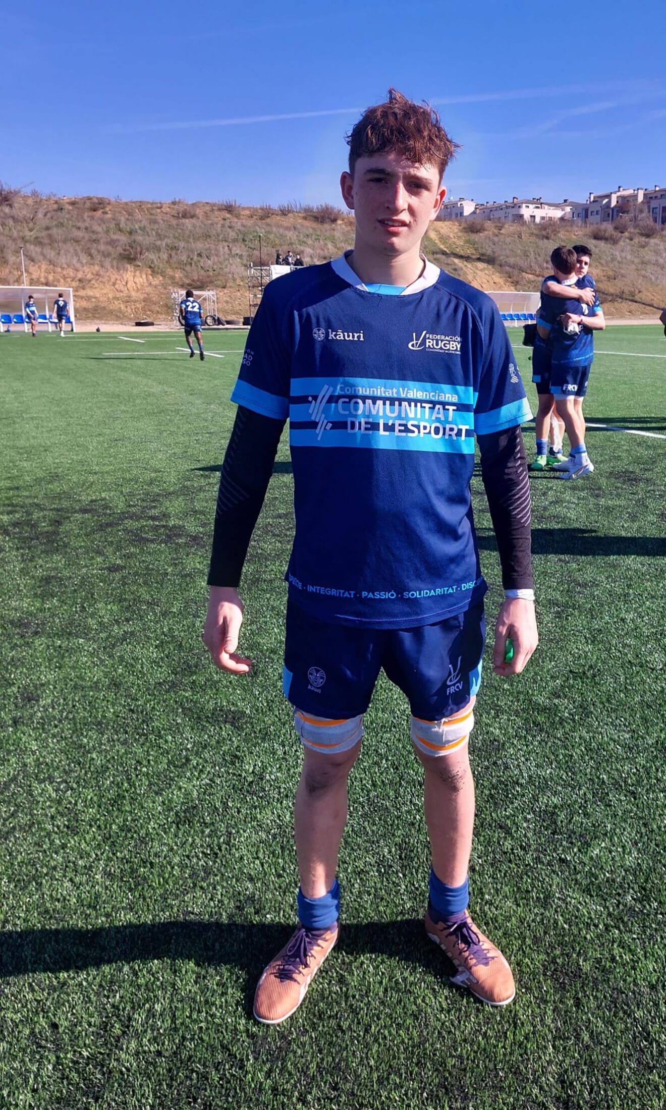 Encuentro de Rugby en la escuela