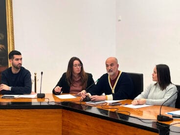 Javier Scotto, concejal de Igualdad, durante el pleno