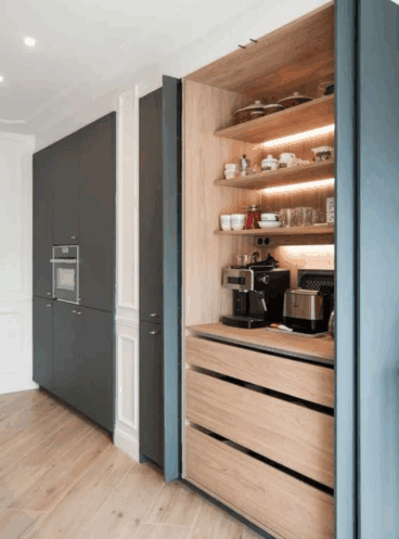 Las puertas escamoteables presentan un diseño innovador