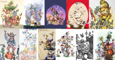 Los bocetos de las Fallas de Dénia 2024