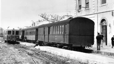 Parada de la Estación del Norte de Dénia, en 1967 | Arxiu Municipal de Dénia