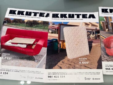 Brutea, la campaña contra el mobiliario en la calle
