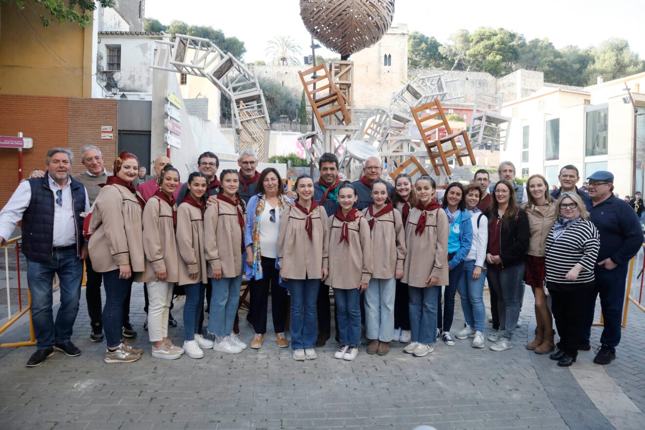 Carlos Mazón visita las Fallas de Dénia