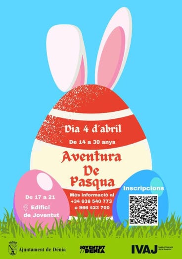 Cartel de la yincana de Pascua