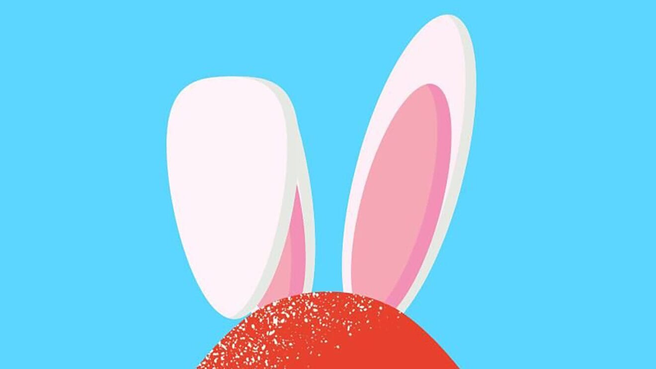 Cartel de la yincana de Pascua destacada