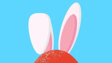 Cartel de la yincana de Pascua destacada