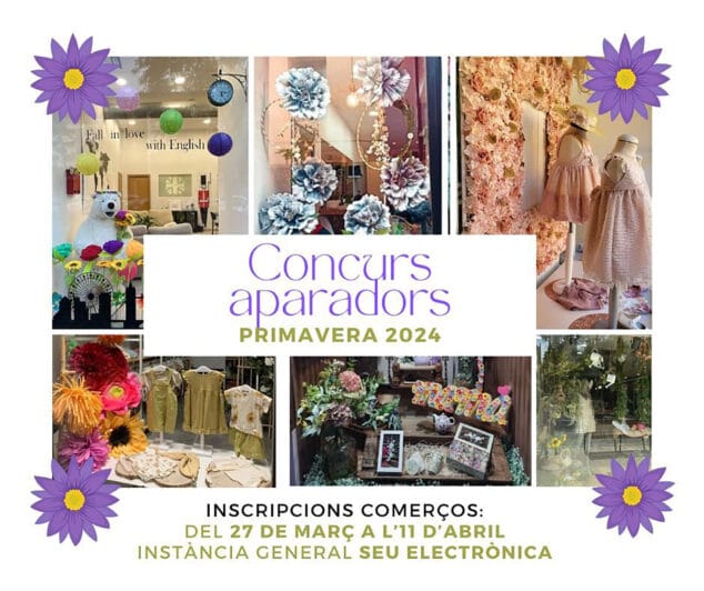 Imagen: Cartel del Concurso de Escaparatismo de Primavera