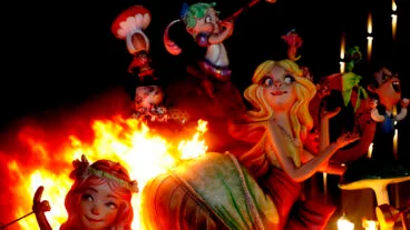 Cremà de la Falla Infantil de Port Rotes destacada