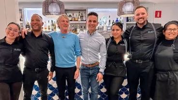 jesus calleja junto al equipo de la xerna del mar