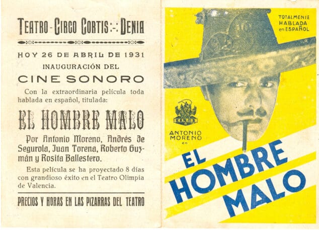 Imagen: Llegada del cine sonoro