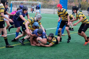 los denia barbarians marina alta en el campo de rugby