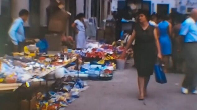 momento capturado por una pareja britanica en denia en 1969