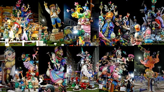 Así son, y así han quedado, los 11 monumentos falleros de les Falles de Dénia 2024 13 Imagen: Monumentos falleros grandes de Dénia 2024