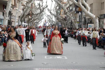 Ofrenda de flores de las Fallas de Dénia 2024 06