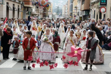 Ofrenda de flores de las Fallas de Dénia 2024 11