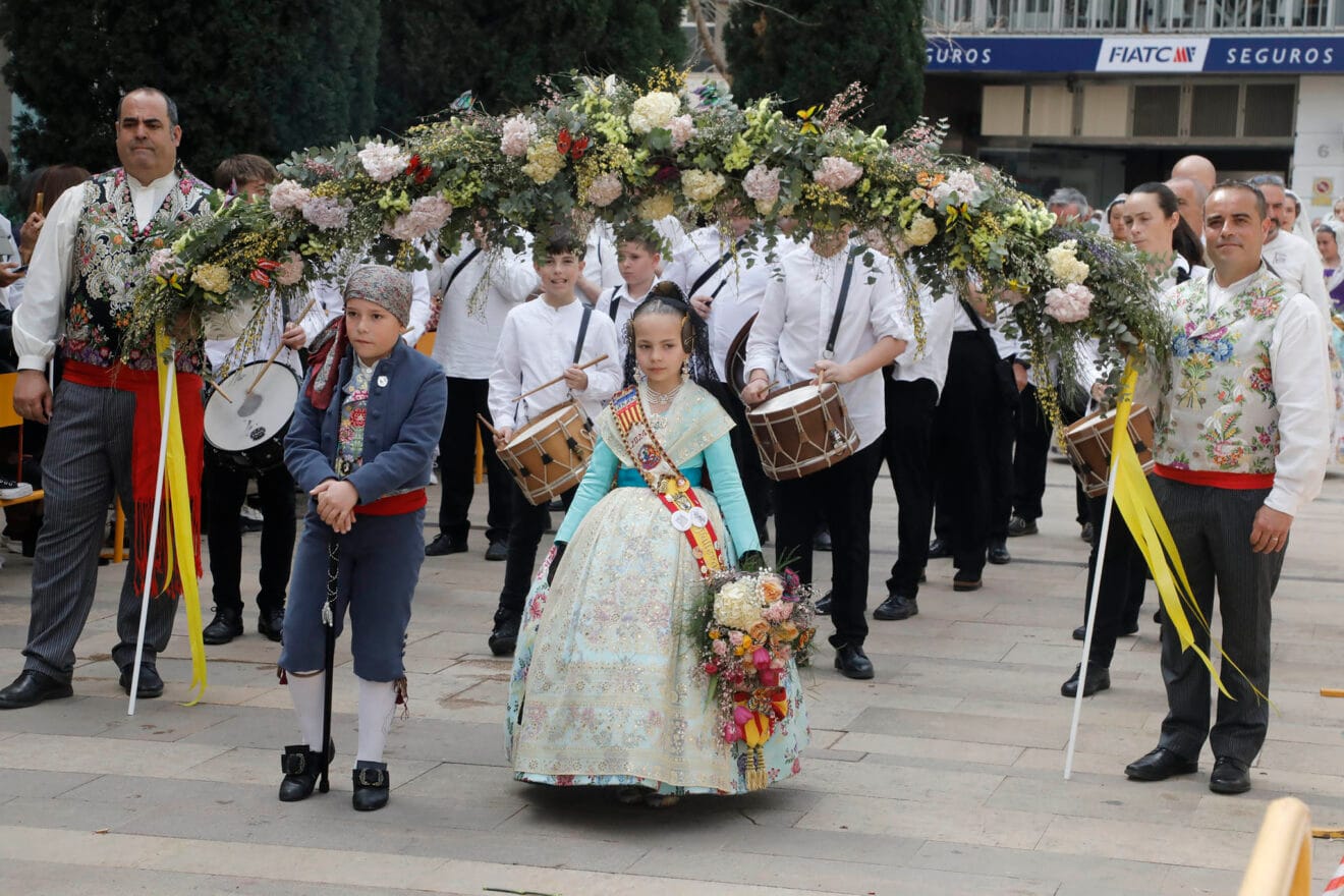 Ofrenda de flores de las Fallas de Dénia 2024 32