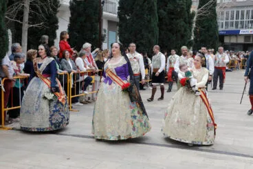 Ofrenda de flores de las Fallas de Dénia 2024 38