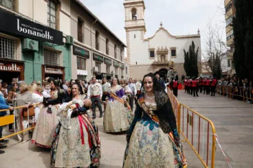 Ofrenda de flores de las Fallas de Dénia 2024 41