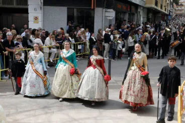 Ofrenda de flores de las Fallas de Dénia 2024 44