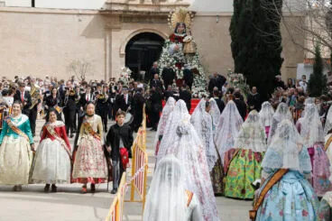 Ofrenda de flores de las Fallas de Dénia 2024 50