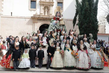Ofrenda de flores de las Fallas de Dénia 2024 55