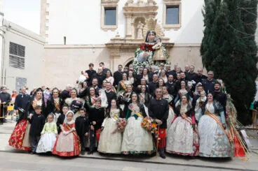 Ofrenda de flores de las Fallas de Dénia 2024 59