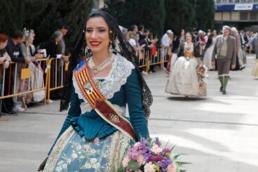Ofrenda de flores de las Fallas de Dénia 2024 65