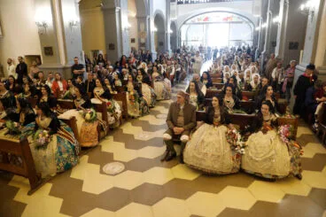 Ofrenda de flores de las Fallas de Dénia 2024 74