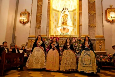 Ofrenda de flores de las Fallas de Dénia 2024 78