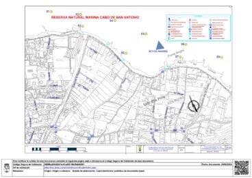Pliego de preinscripciones técnicas en el Cabo de San Antoni