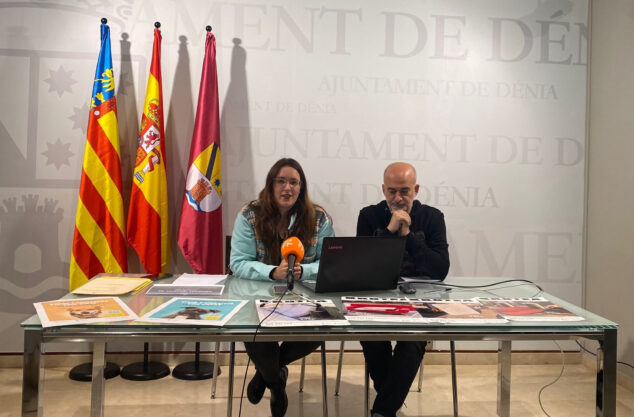 Imagen: Sandra Gertrúdix y Javier Scotto en la rueda de prensa
