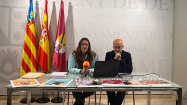sandra gertrudix y javier scotto en la rueda de prensa destacada