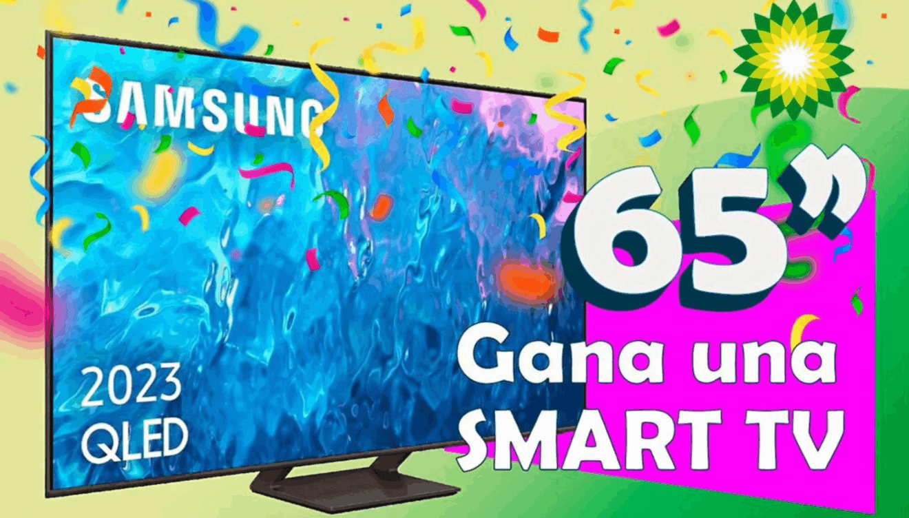 Sorteo de una televisión de 65 en tu repostaje