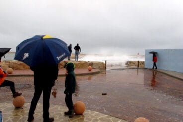 temporal de principios de 2021 en denia