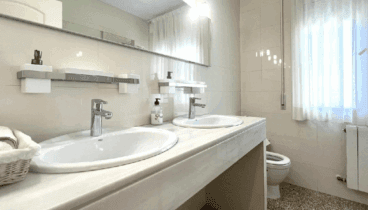 Baños amplios y cómodos